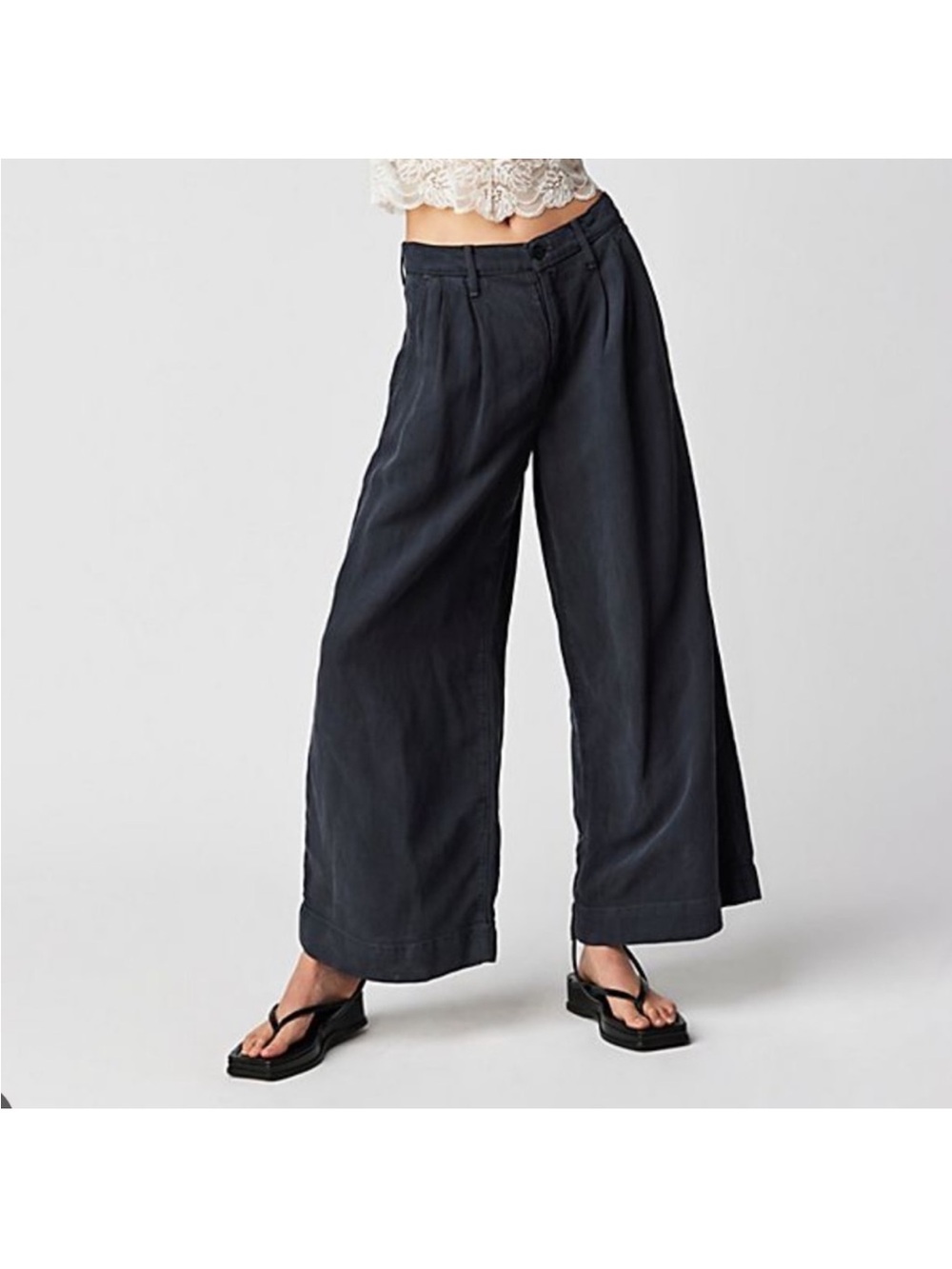 Mother High Waisted Wide Leg Pouty Prep Pants